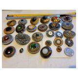 Sparkling Antique Jeweled Button Collection
