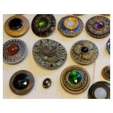 Sparkling Antique Jeweled Button Collection