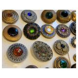 Sparkling Antique Jeweled Button Collection