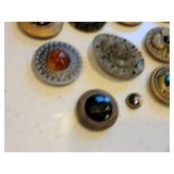 Sparkling Antique Jeweled Button Collection
