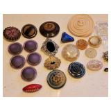 Unique Vintage Fashion Button Collection