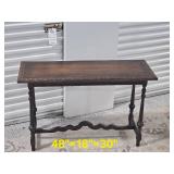 English Victorian Antique Consol Table from Tell City Furniture