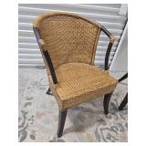 Rattan Barrel Accent Chairs from Pier One