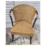 Rattan Barrel Accent Chairs from Pier One