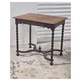 Antique Barley Twist Writing Desk  Cadillac Cabinet Co.