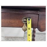 Antique Barley Twist Writing Desk  Cadillac Cabinet Co.