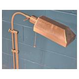 Brushed Steel Finish Adjustable Reading Lamp