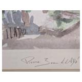*SIGNED* Peaceful Fine Art Watercolor Print - Pierre Jean Llado - Le Jardin de Sophie