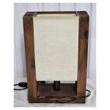 Moody Wood / Rice Paper Table Lamp