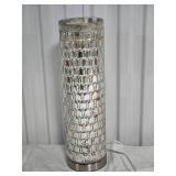 Stylish Silver Glass Cylinder Vase