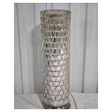 Stylish Silver Glass Cylinder Vase