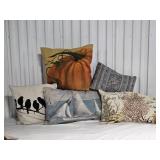 Stylish Print Accent Throw Pillow Collection  - (5)