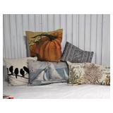 Stylish Print Accent Throw Pillow Collection  - (5)