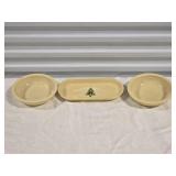 Fiesta Dining  Table Ware - Christmas Serving Pieces - (3)