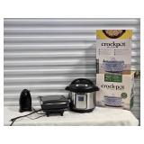 Electronic Kitchen Appliance Collection - Instant Pot - Crock-Pot - George Foreman Griddle