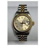 Rolex Lady’s Datejust 6917 – 18K Fluted Bezel, Silver Dial, 26mm