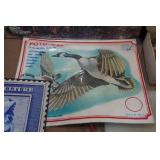 Assorted Signs and Fishing Accessories