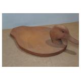 *2* Duck Shaped Wooden Cutting Boards