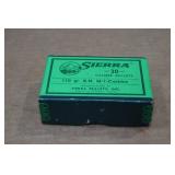 100 Sierra 30 Caliber 110 Gr RN M-1-Carbine Bullets