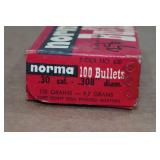 38 Norma 30 Caliber .308 150 Gr SP Boattail Bullets