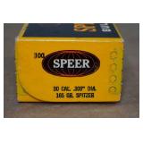 100 Speer 30 Caliber .308 165 Gr Spitzer Bullets