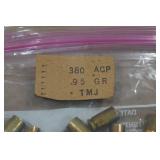 Empty .380 ACP Casings