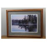 Framed Rick Kelley Print "Family Outing" - 543/2500