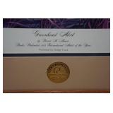 Framed David Maass Print "Greenhead Alert" - 2803/5300