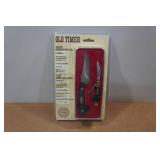 Old Timer Sharpfinger & Dog Leg Jack Knife Set