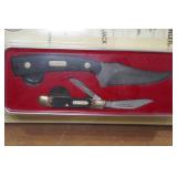 Old Timer Sharpfinger & Dog Leg Jack Knife Set