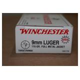 50 Winchester 9mm Luger 115 Gr FMJ Ammo