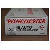50 Winchester .45 Auto 230 Gr FMJ Ammo