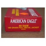 50 American Eagle .40 S&W 180 Gr FMJ Ammo