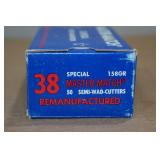 50 Master Match .38 Spl 158 Gr SWC Ammo