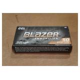 50 CCI Blazer Brass 9mm Luger 115 Gr FMJ Ammo