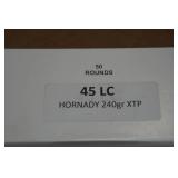 50 .45 LC 240 Gr Hornady XTP Ammo