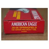 20 American Eagle .30-06 Sprg 150 Gr FMJ BT Ammo