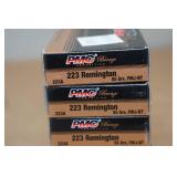 100 PMC Bronze .223 Rem 55 Gr FMJ BT Ammo