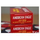 100 American Eagle .223 Rem 62 Gr FMJ Ammo