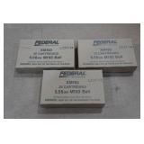 60 Federal 5.56mm 55 Gr Ball BT Ammo