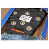 Korkers Interchangeable Sole System Triple Threat Carbide Spike -Size 8.5-9