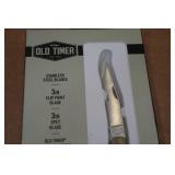 Old Timer Gunstock Trapper Knife