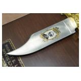 Franklin Mint Robert E Lee Bowie Knife and Plaque