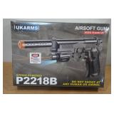 UKArms P2218B Spring Powered Airsoft Gun with Laser