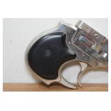High Standard .22 Mag Double Barrel Derringer with Case - Nickel Finish