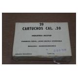 20 Colombian Military Surplus .30 Cal (.30-06) Ball Ammo