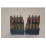 16 .30-06 FMJ Rounds in Clips