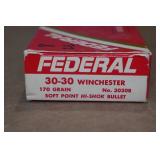 23 Mixed .30-30 Win Ammo - Plus 2 Empty Casings