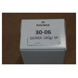 20 .30-06 Sprg 180 Gr Sierra SP Ammo