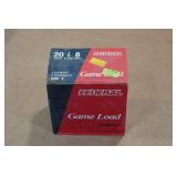 25 Federal Game Load 20 Gauge 2-3/4" 8 Shot Shotshells